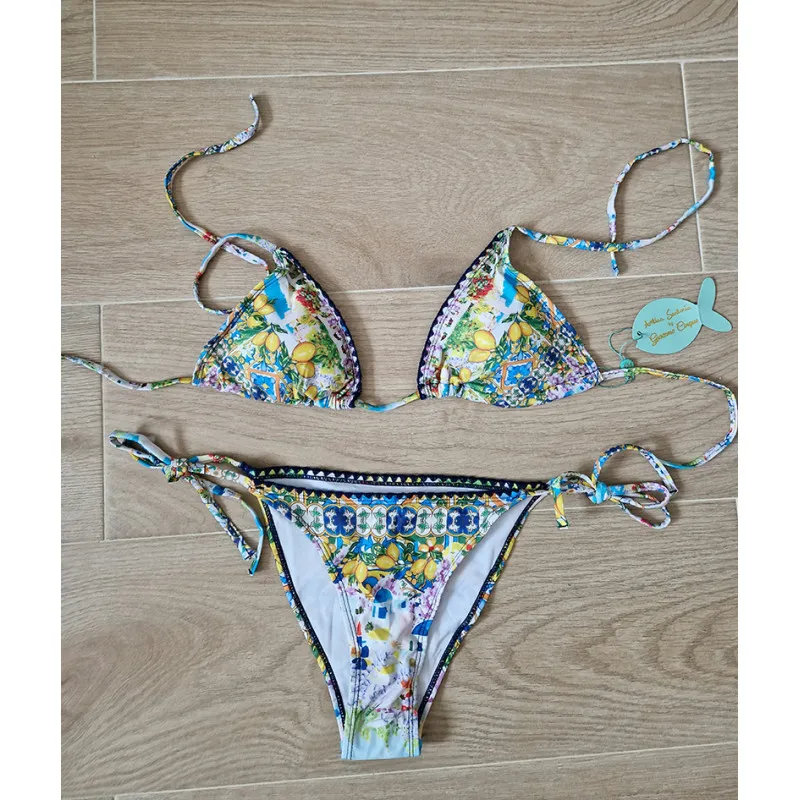 MYKONOS BIKINI ANTICA SARTORIA "LEONI AL SOLE"